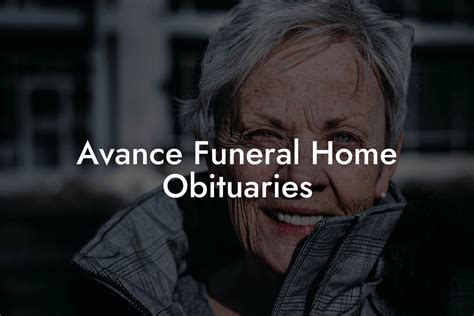 Send flowers. . Avance funeral home obituaries